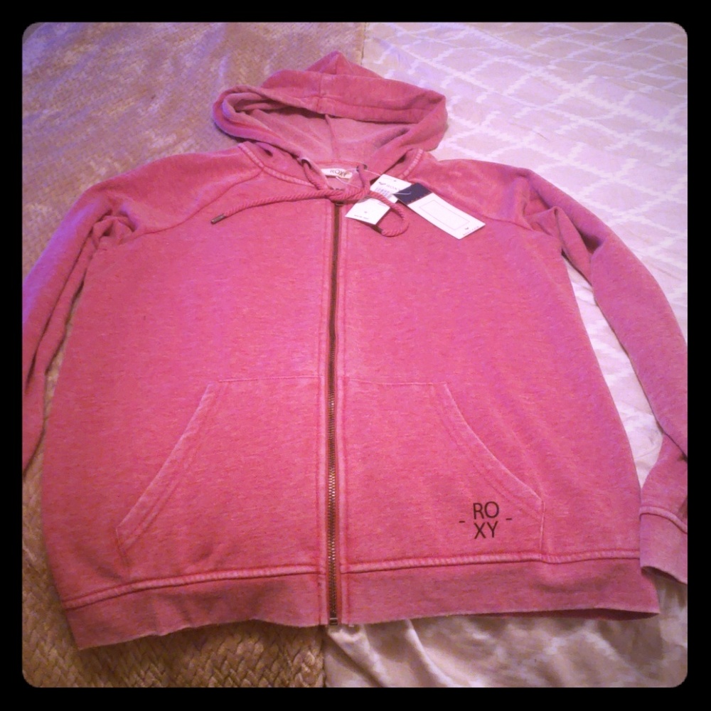 Women's Lightweight Zip up Roxy Hoodie.